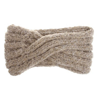 Knit Headband - Cross Braided Ear Warmer