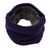 Solid Chunky Knit Collar