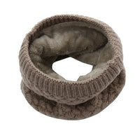 Solid Chunky Knit Collar