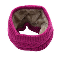 Solid Chunky Knit Collar