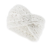 Knit Headband - Cross Braided Ear Warmer