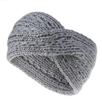 Knit Headband - Cross Braided Ear Warmer