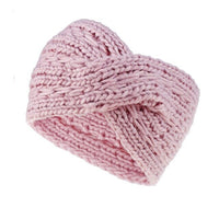 Knit Headband - Cross Braided Ear Warmer