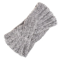 Knit Headband - Cross Braided Ear Warmer