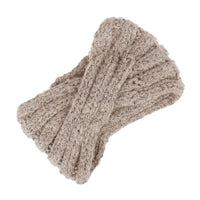 Knit Headband - Cross Braided Ear Warmer